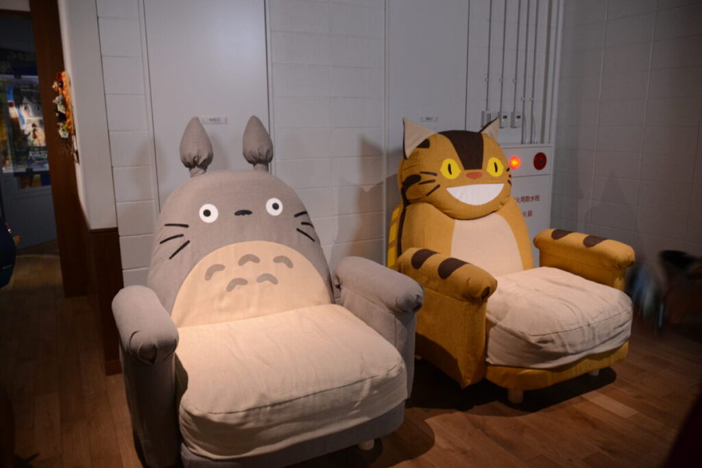 Totoro and Catbus Sofa